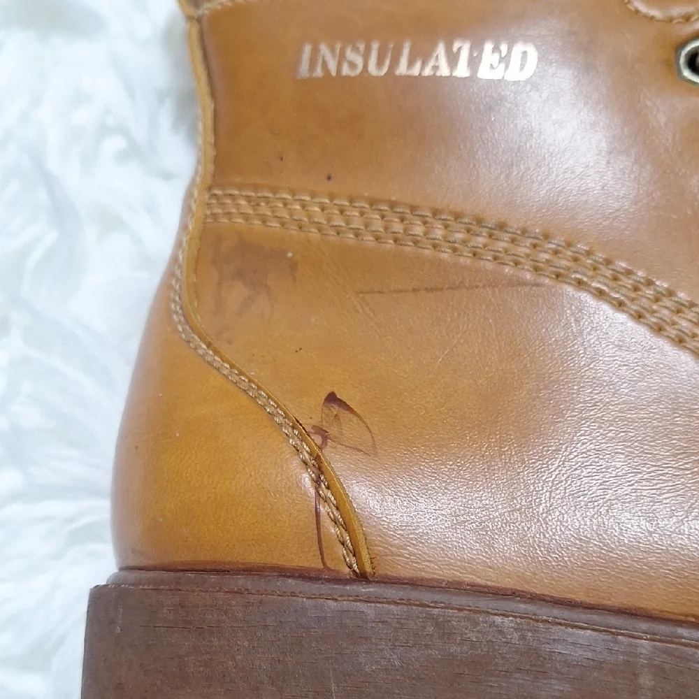 Stylish Tan Insulated Men's Boots